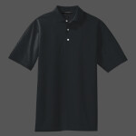 Poly Charcoal Blend Pique Polo