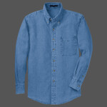 Tall Long Sleeve Denim Shirt