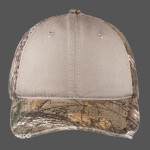 Camo Cap with Contrast Front Panel