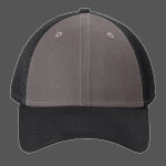 Snapback Contrast Front Mesh Cap