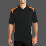 Select Snag Proof Two Way Colorblock Pocket Polo