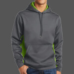 Sport Wick ® CamoHex Fleece Colorblock Hooded Pullover