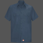 Short Sleeve Solid Ripstop Shirt