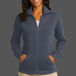 Women's Slub Fleece Full Zip Jacket