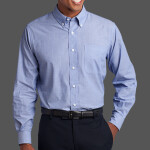 Tall Crosshatch Easy Care Shirt