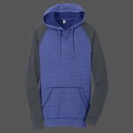 Young Mens Lightweight Fleece Raglan Hoodie