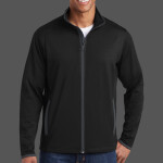 Sport Wick ® Stretch Contrast Full Zip Jacket