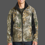 Camouflage Colorblock Soft Shell