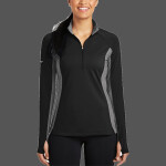 Women's Sport Wick ® Stretch Contrast 1/4 Zip Pullover