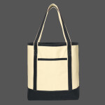 Large Cotton Canvas Tote
