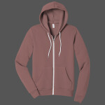 Unisex Sponge Fleece Full Zip Hoodie