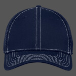 Stretch Mesh Contrast Stitch Cap