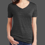 Women's Snow Heather Jersey V Neck T Shirt