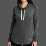 Women's Sueded Cotton Blend Cowl Tee