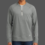 Sueded Cotton Blend 1/4 Zip Pullover