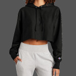 Women's Reverse Weave ® Cropped Cut Off Hooded Sweatshirt