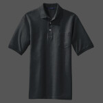 Heavyweight Cotton Pique Polo with Pocket